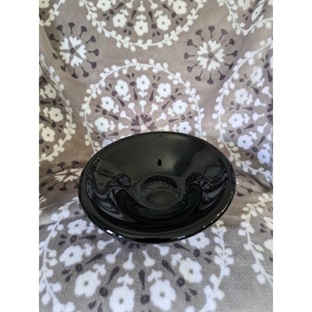 MCM Rosenthal Studio Line Porcelain Center Bowl Noire Black by Tapio Wirkkala
